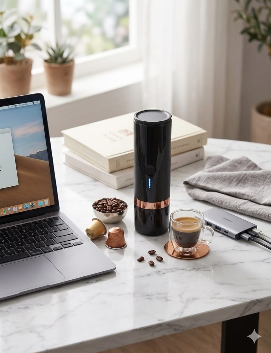 Tragbare vollautomatische Mini-Kaffeemaschine fürs Auto