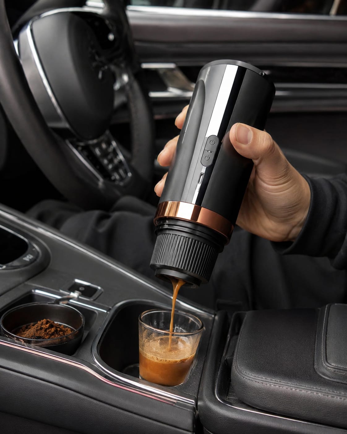 Tragbare vollautomatische Mini-Kaffeemaschine fürs Auto